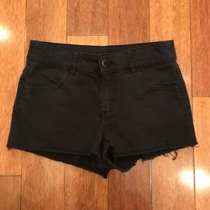 H&M Divided Black Shorts Size 2